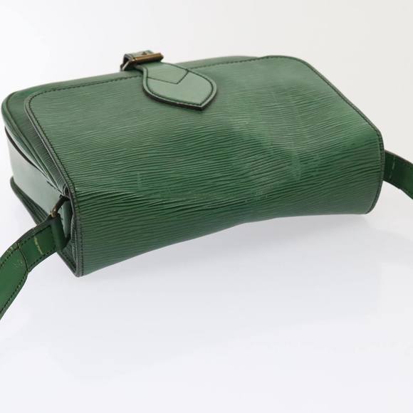 LOUIS VUITTON Epi Cartouchiere MM Shoulder Bag Green M52244 LV Auth 91579 - Picture 6 of 16